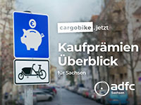 Kaufprämien für Lastenräder in Sachsen